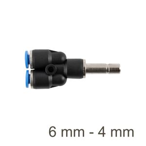 Red. Insert Y-joint Pu 6mm - 4mm